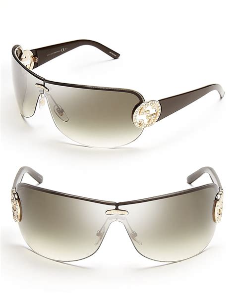 shield gucci sunglasses for men|shield Gucci sunglasses women.